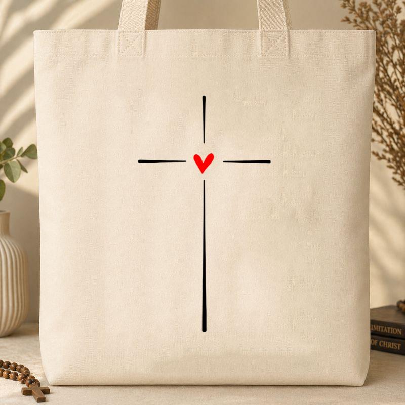 Heart Cross 02 Tote Bag