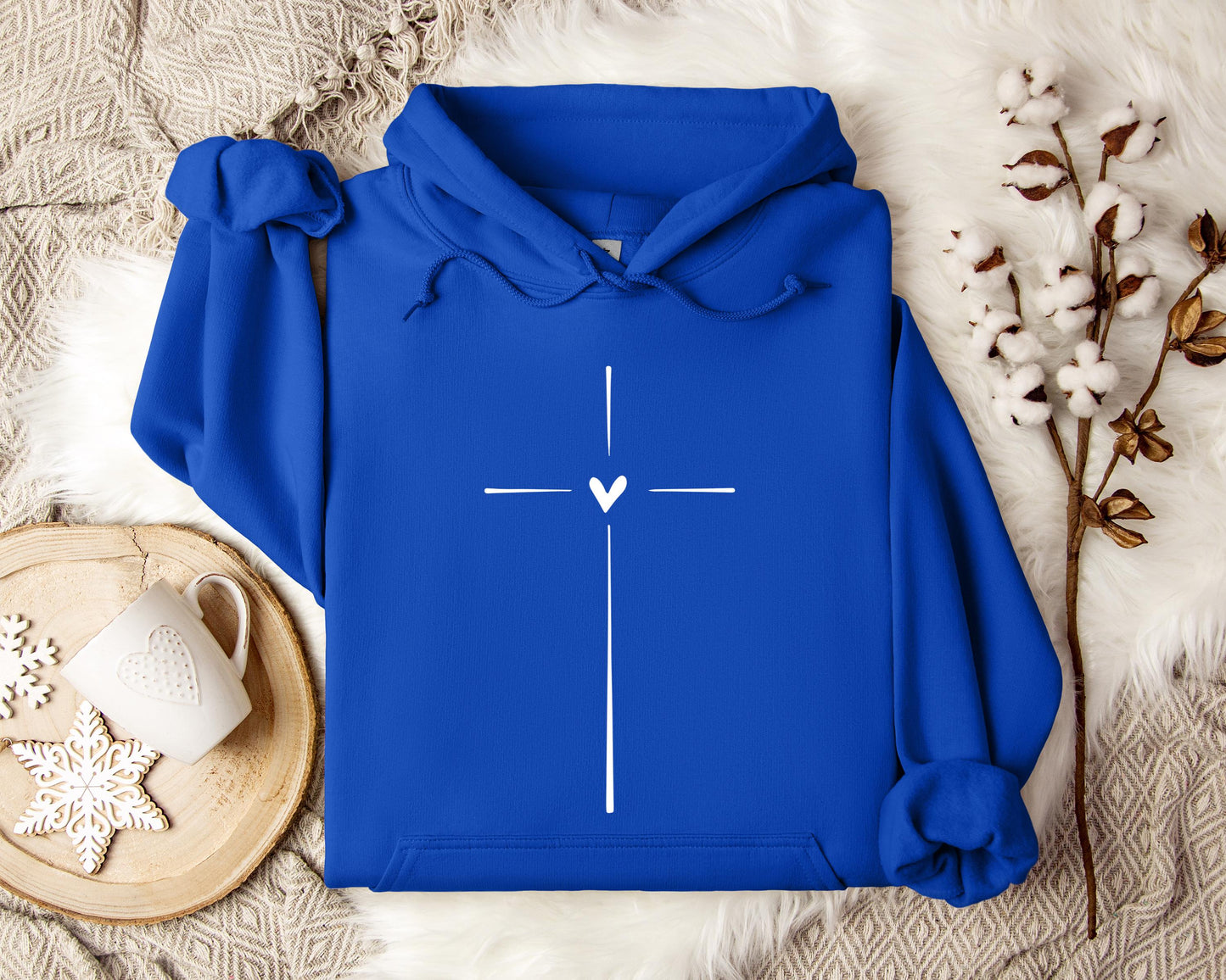 Heart Cross Hoodie