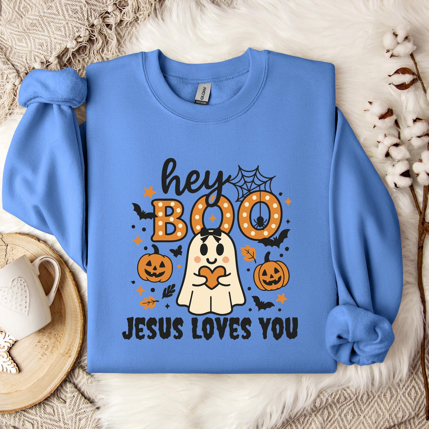 Hey Boo Jesus Loves You Sweatshirt