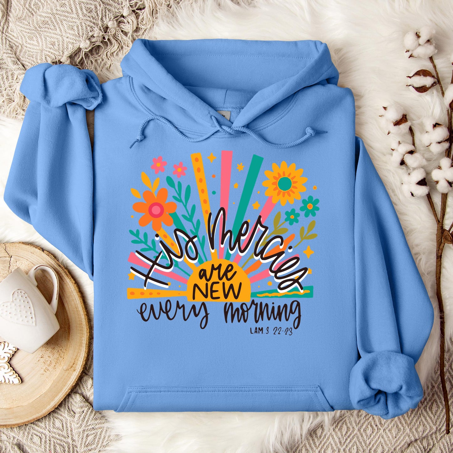His Mercies Are New Every Morning Lamentation 3.22-23 01 Hoodie