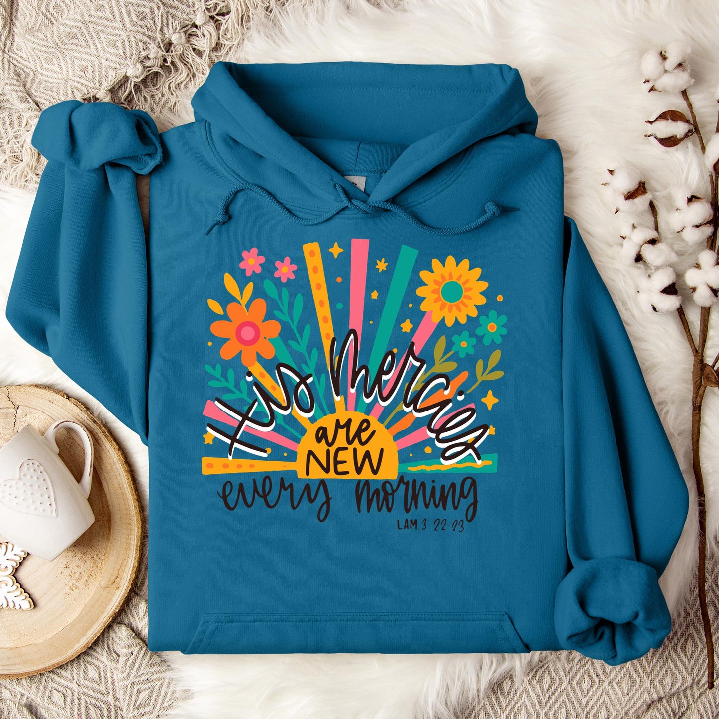 His Mercies Are New Every Morning Lamentation 3.22-23 01 Hoodie