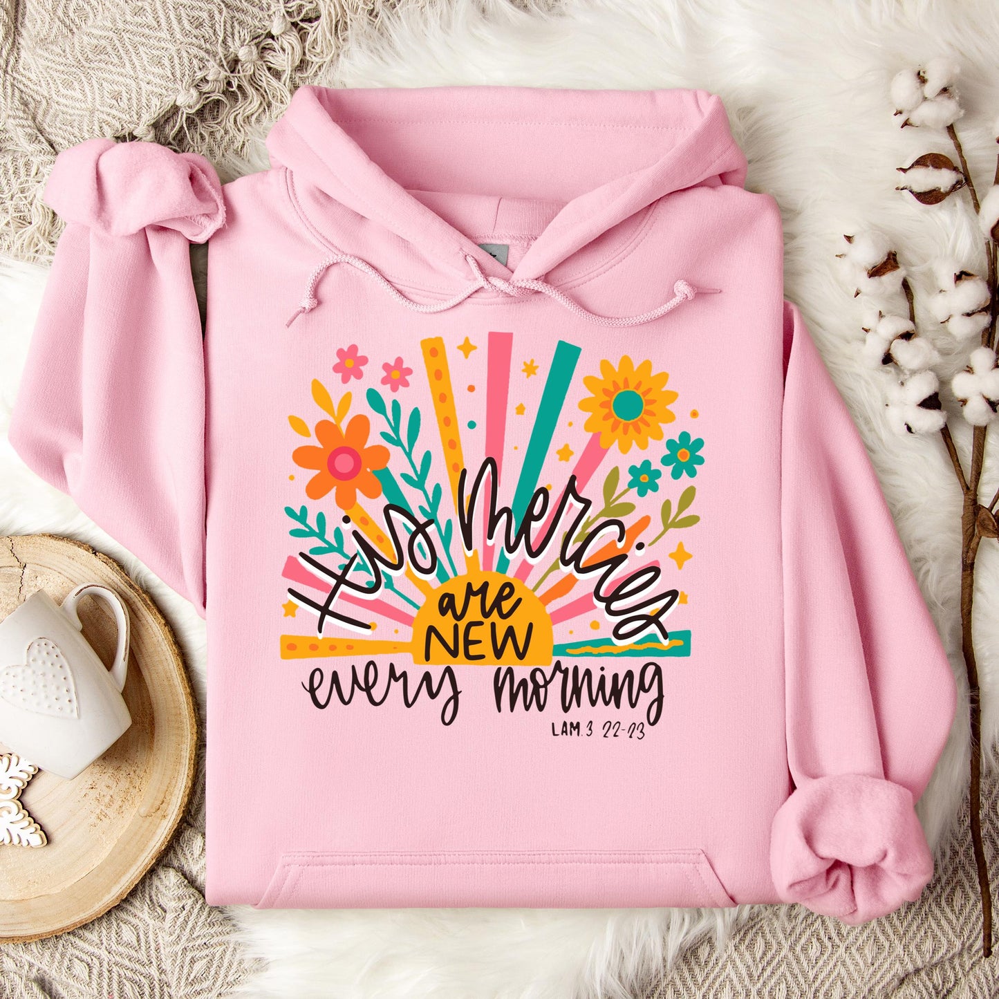 His Mercies Are New Every Morning Lamentation 3.22-23 01 Hoodie