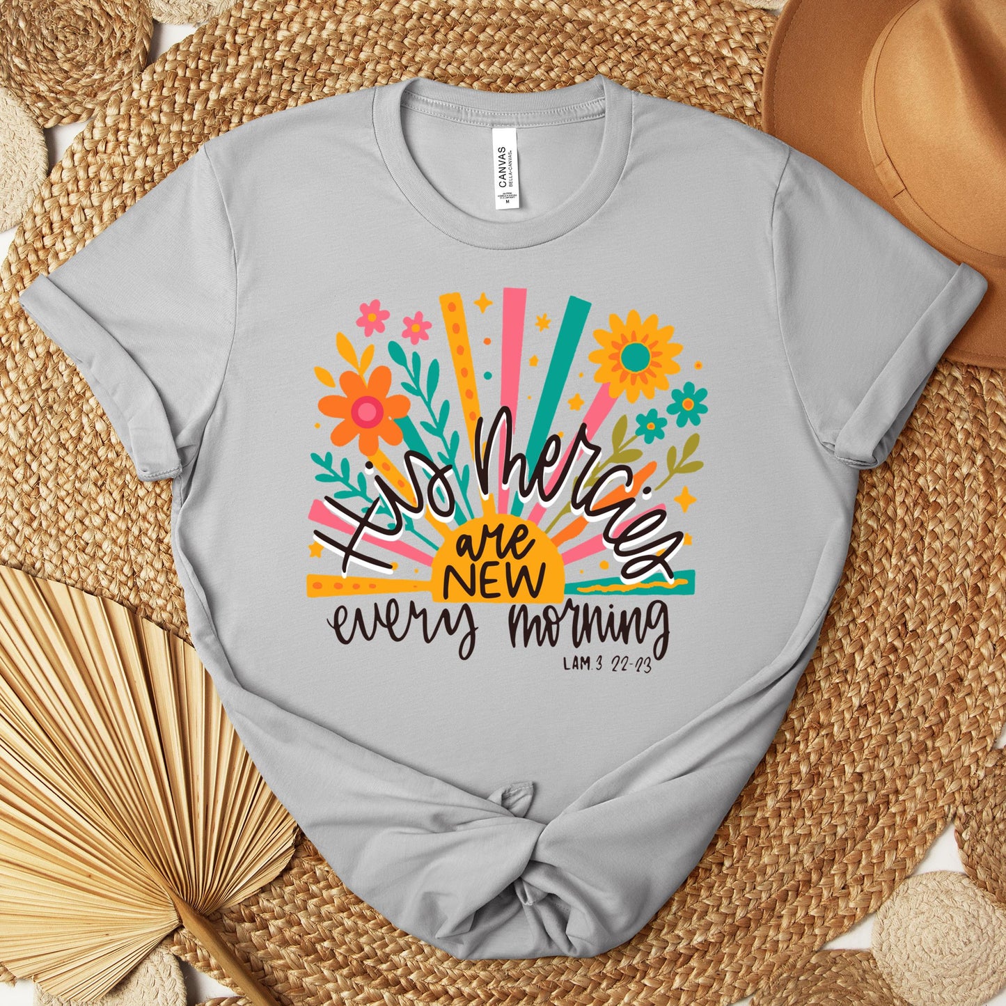 His Mercies Are New Every Morning Lamentation 3.22-23 01 Premium T-shirt