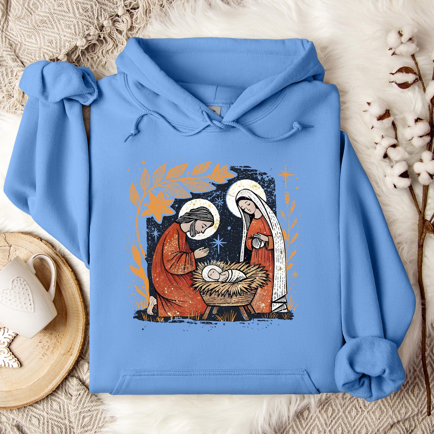 Holy Family Mary Joseph Jesus Hoodie