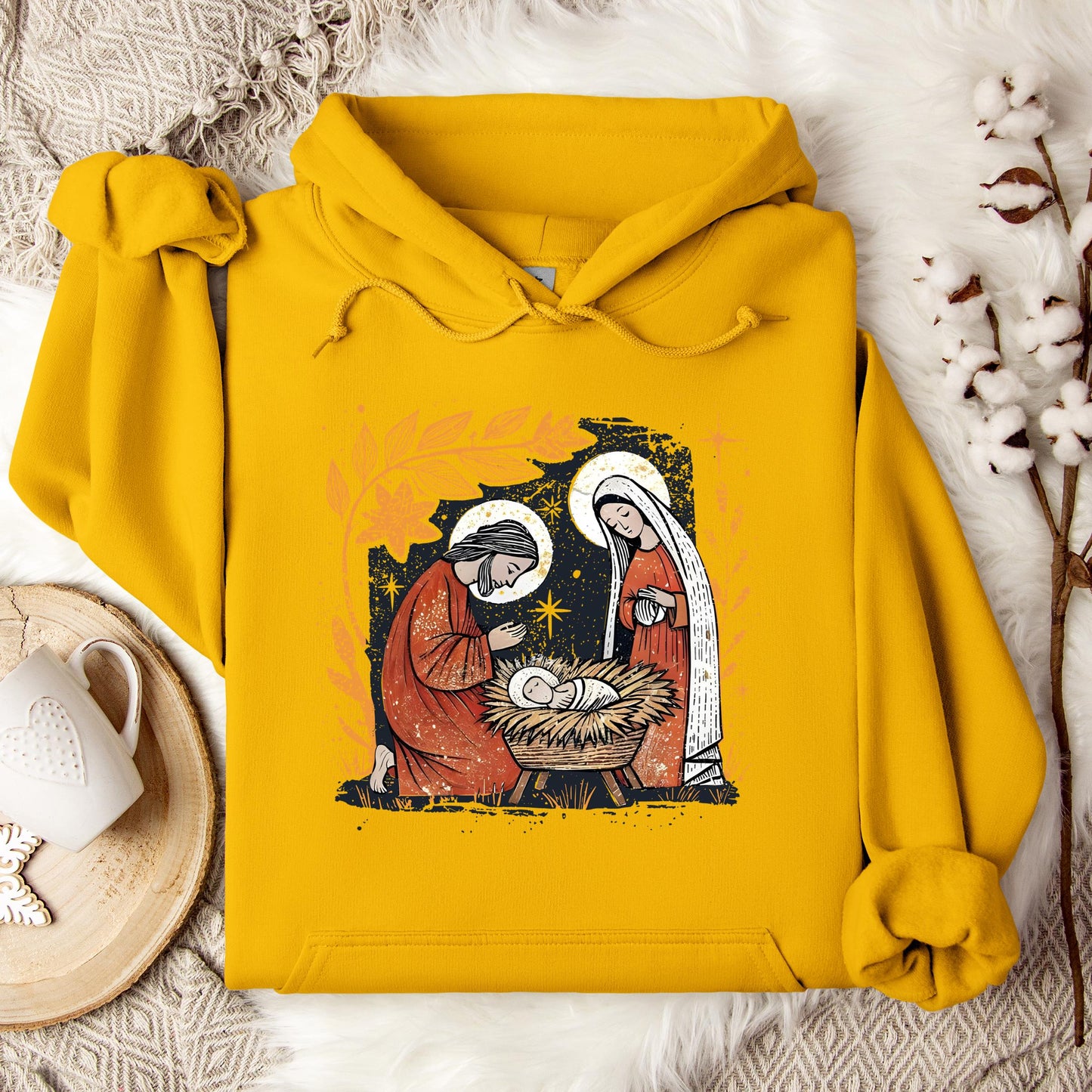Holy Family Mary Joseph Jesus Hoodie