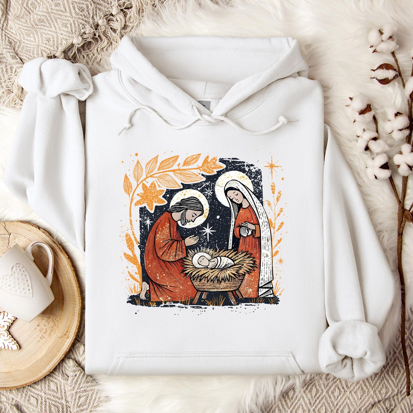 Holy Family Mary Joseph Jesus Hoodie