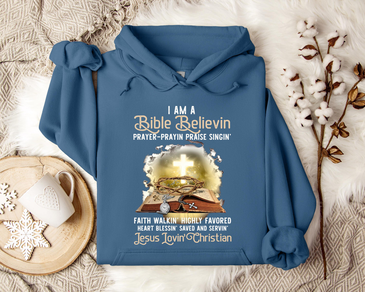 I Am A Bible Beliving Jesus Loving Christian Hoodie