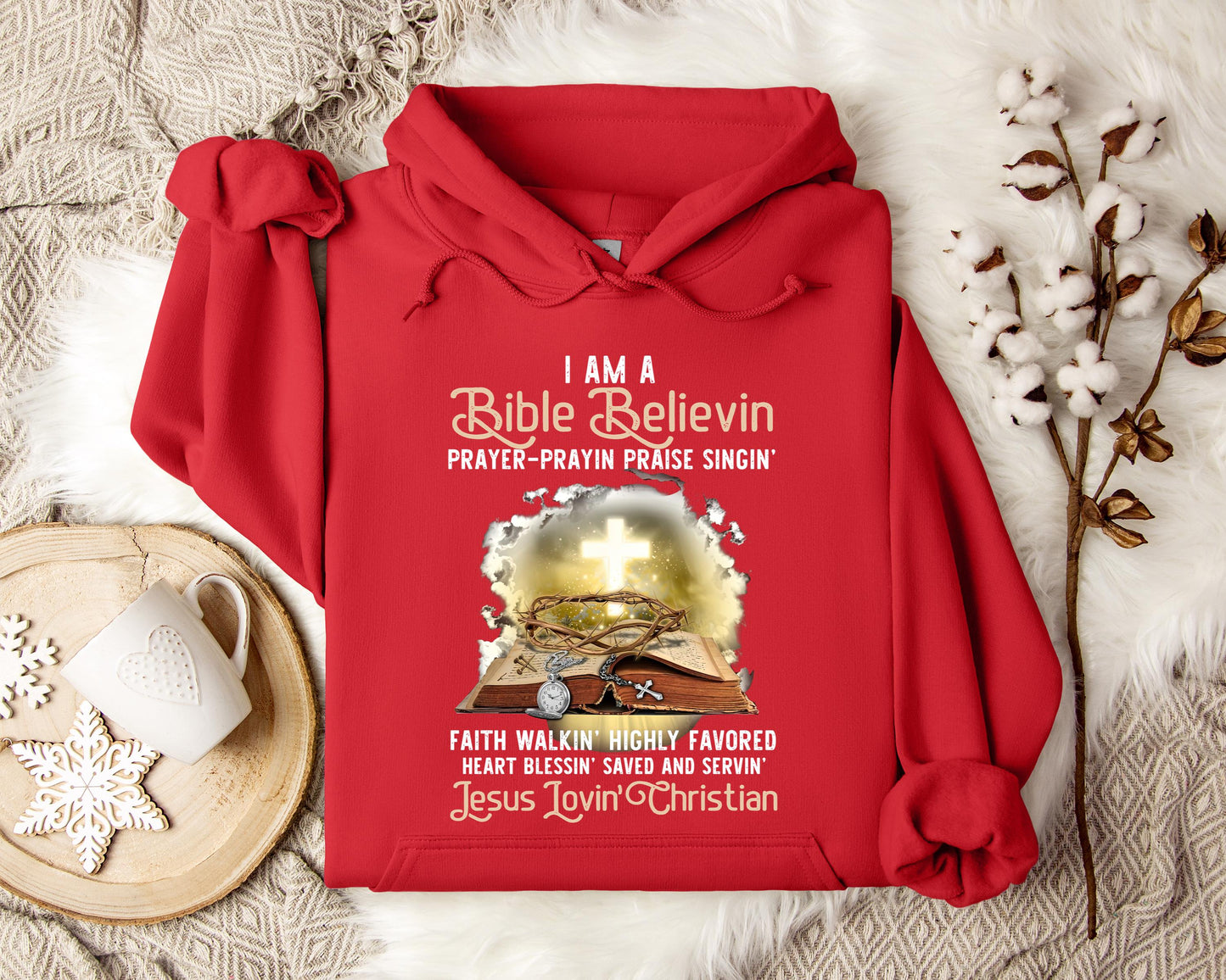 I Am A Bible Beliving Jesus Loving Christian Hoodie