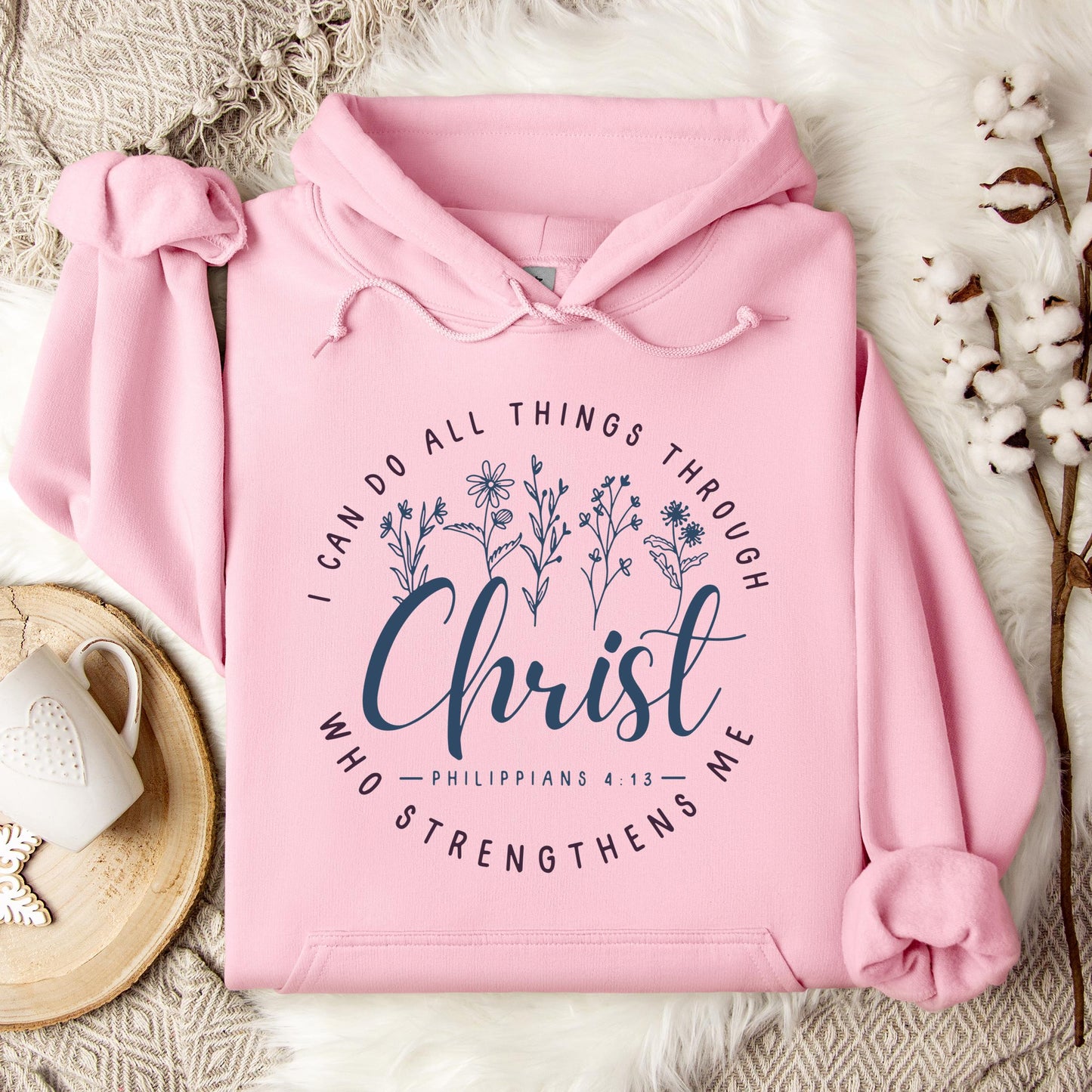 I Can Do All Things Through Christ Who Strengthens Me Philippians 4.13 02 Hoodie
