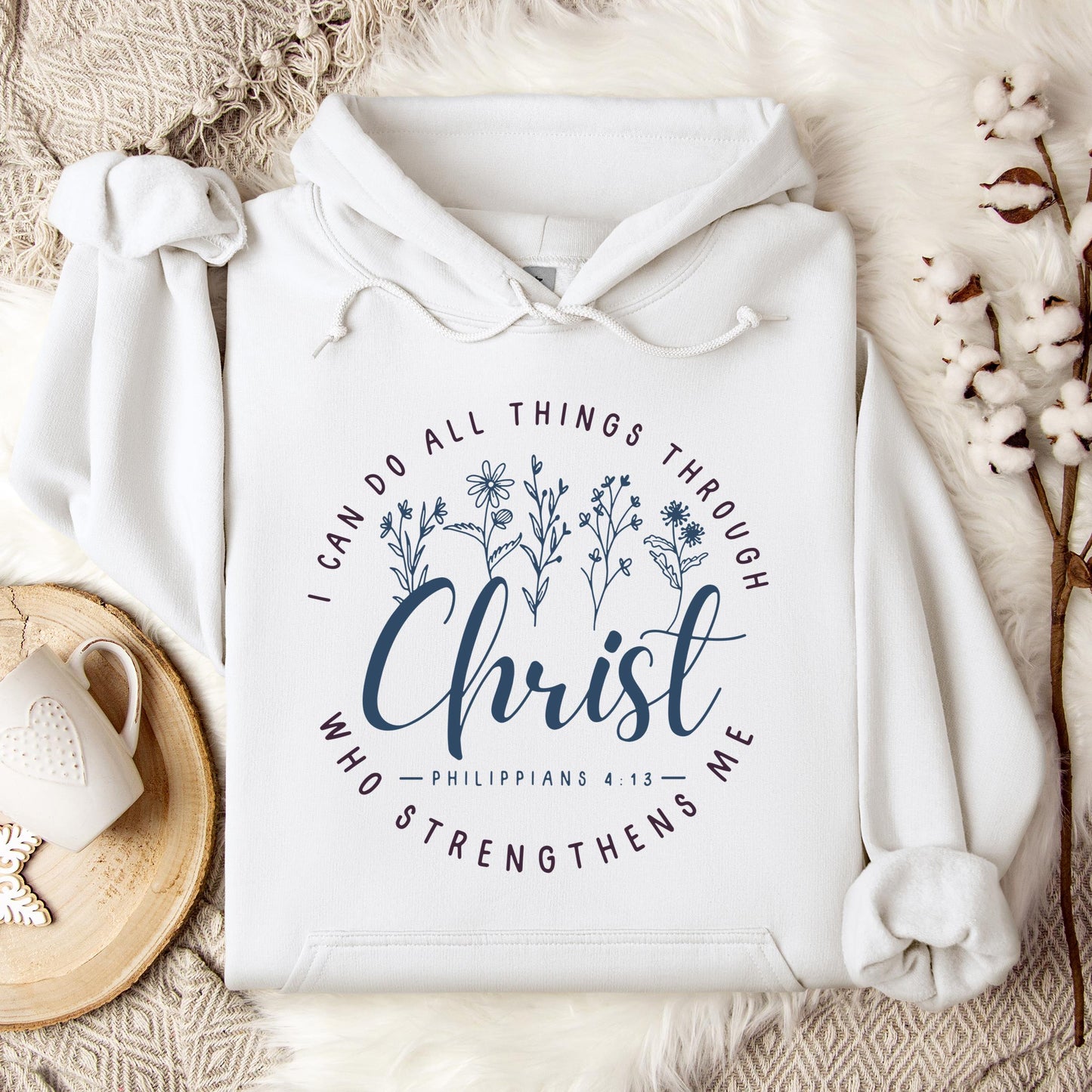 I Can Do All Things Through Christ Who Strengthens Me Philippians 4.13 02 Hoodie