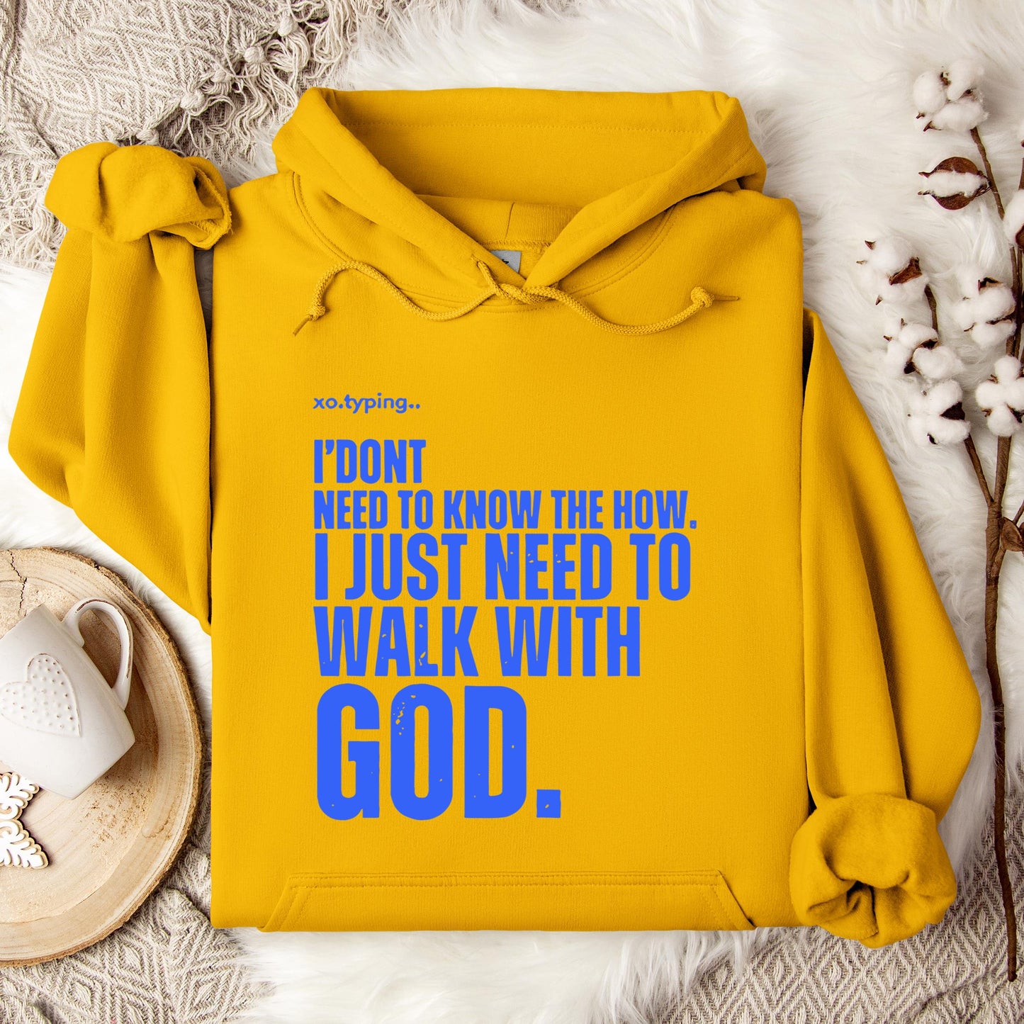 I Don't Need To Know How I Just Need To Walk With God Hoodie