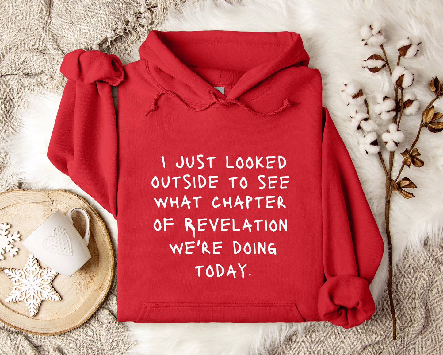 I Just Looked Outside To See What Chapter Of Revelation We're Doing Today Hoodie