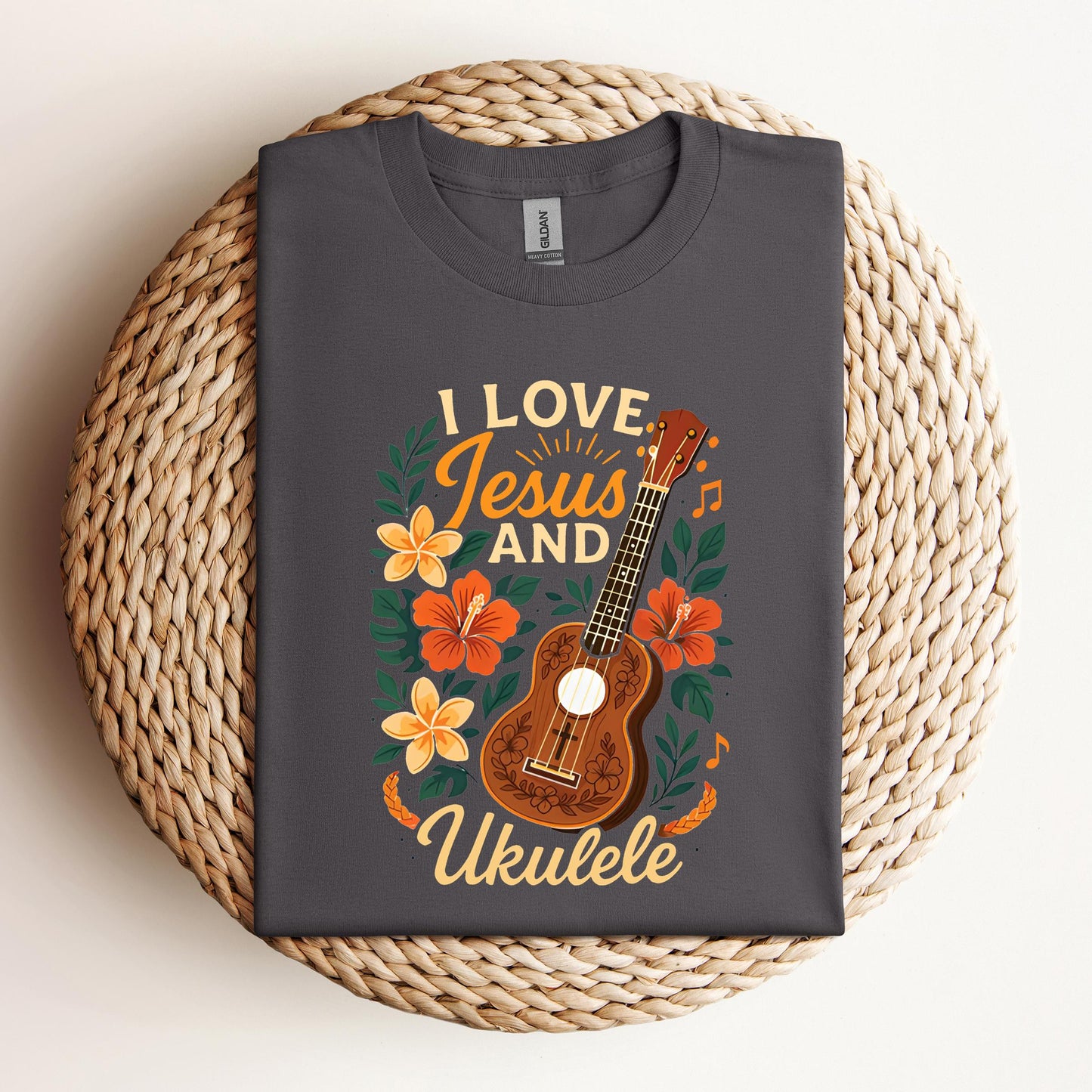 I Love Jesus And Ukulele
