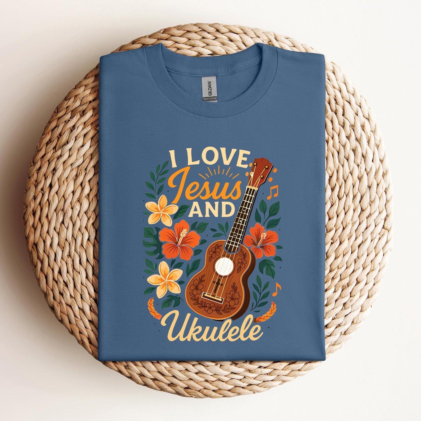 I Love Jesus And Ukulele