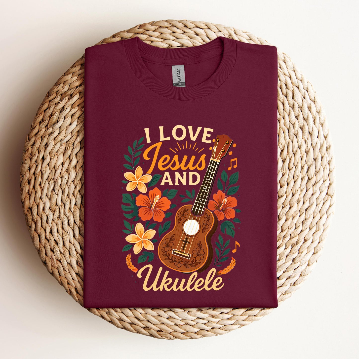 I Love Jesus And Ukulele