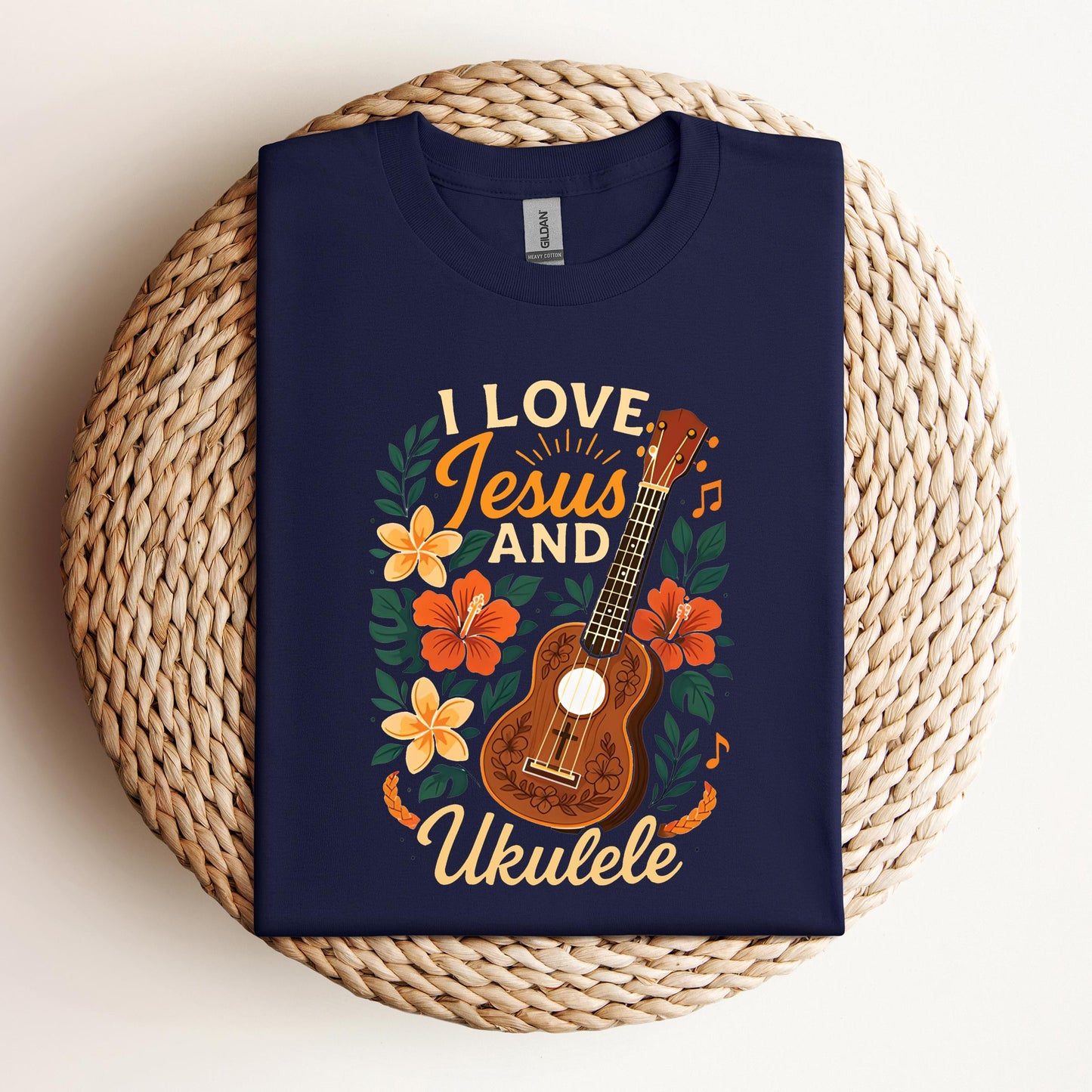 I Love Jesus And Ukulele