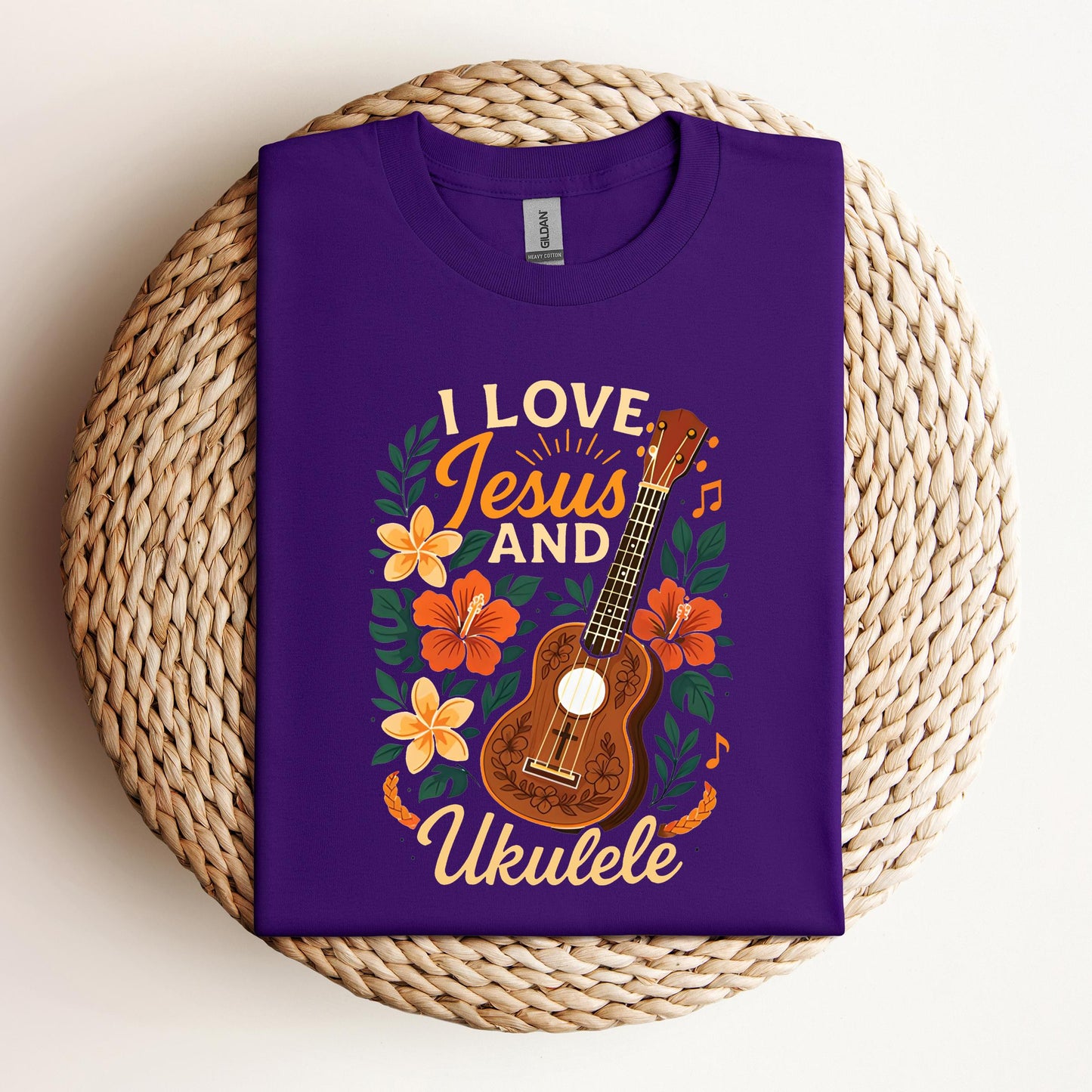 I Love Jesus And Ukulele