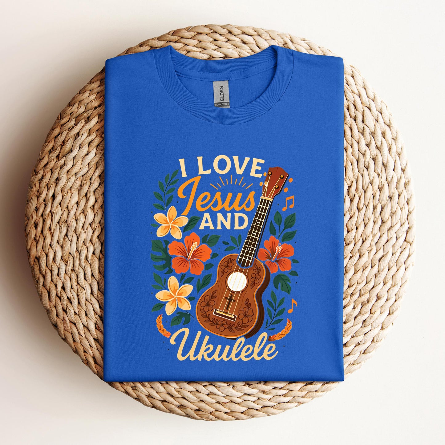 I Love Jesus And Ukulele