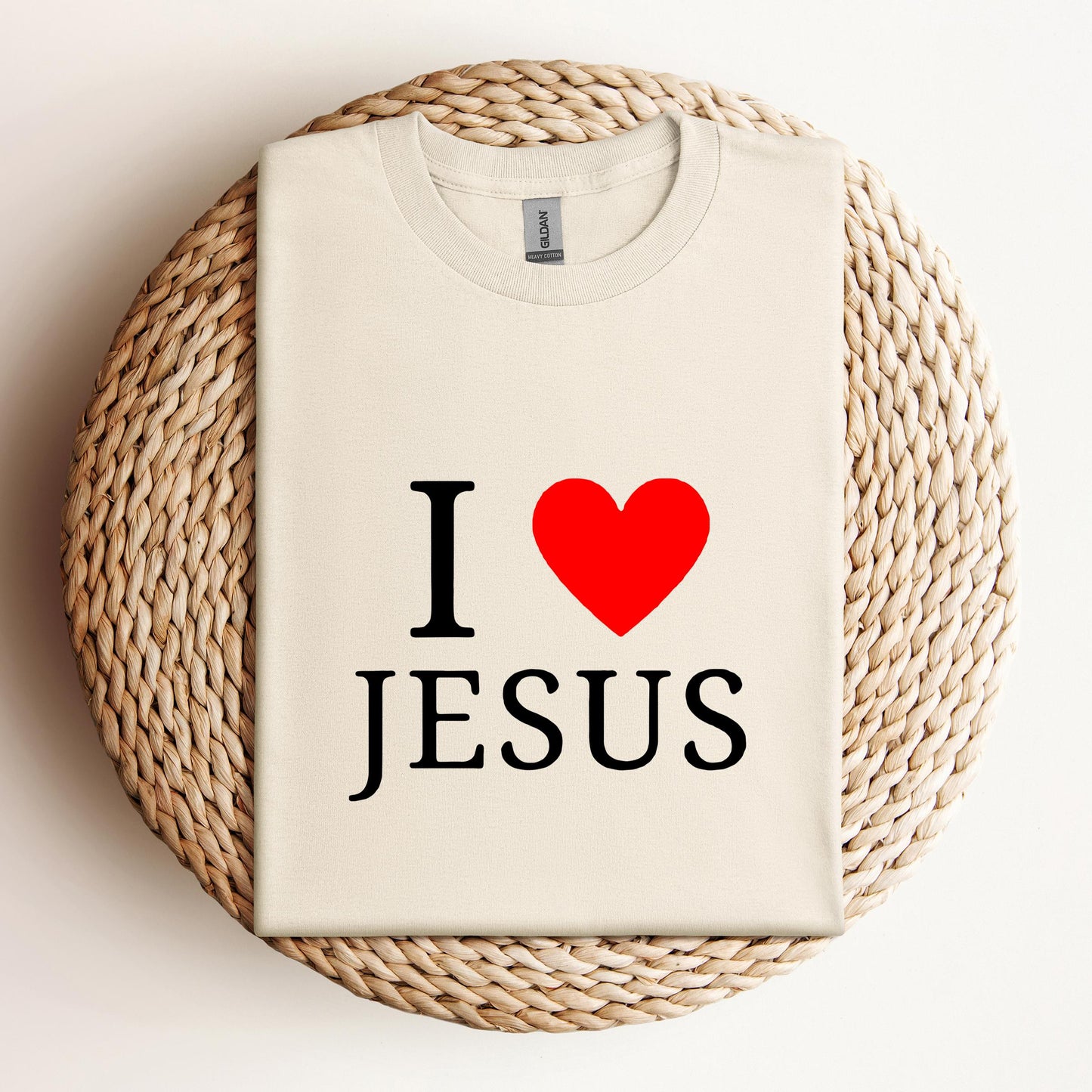 I Love Jesus Heart