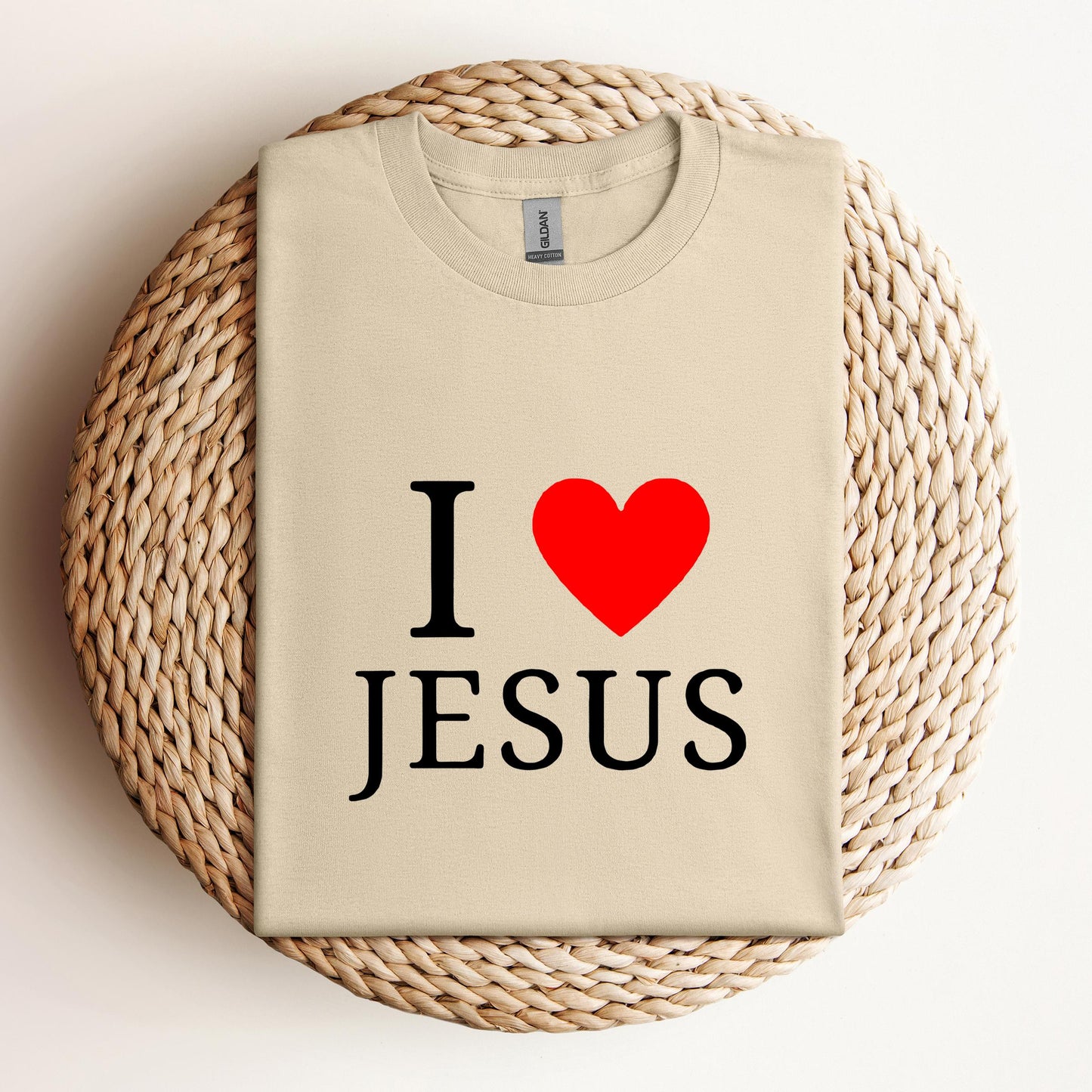 I Love Jesus Heart