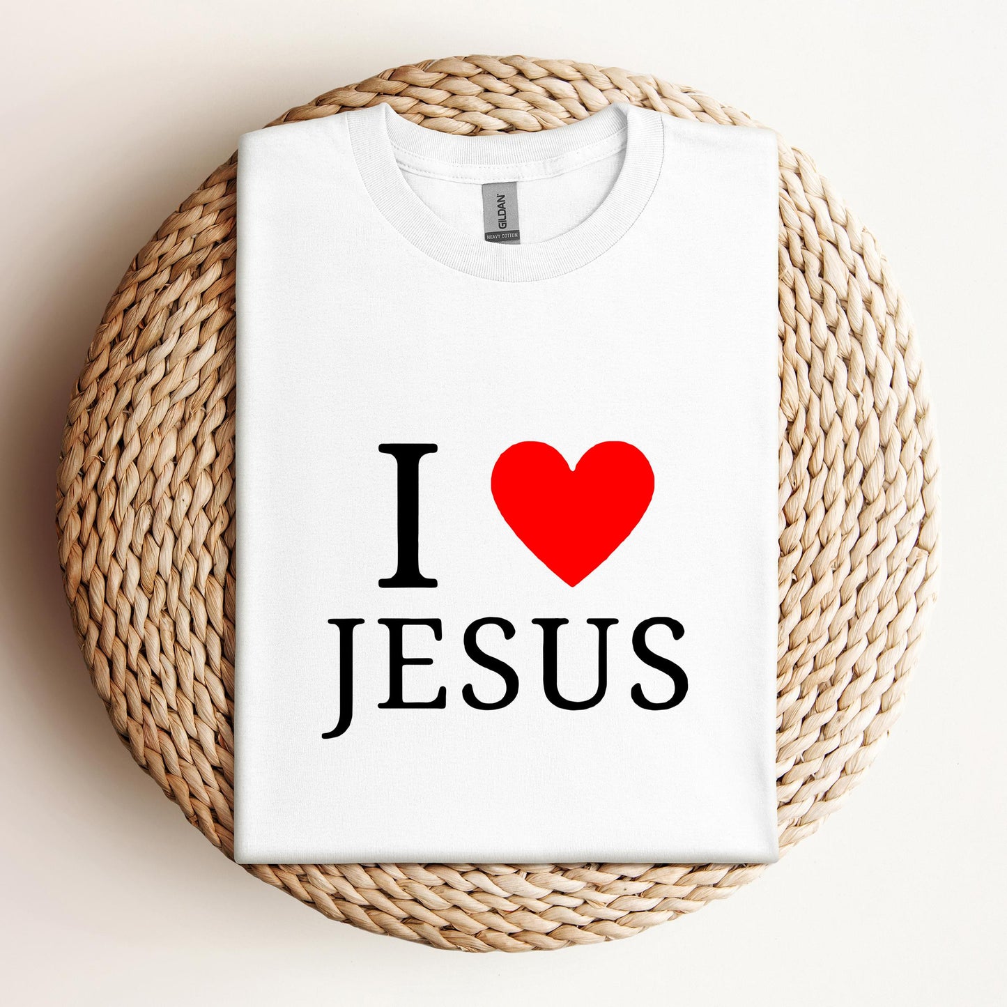 I Love Jesus Heart