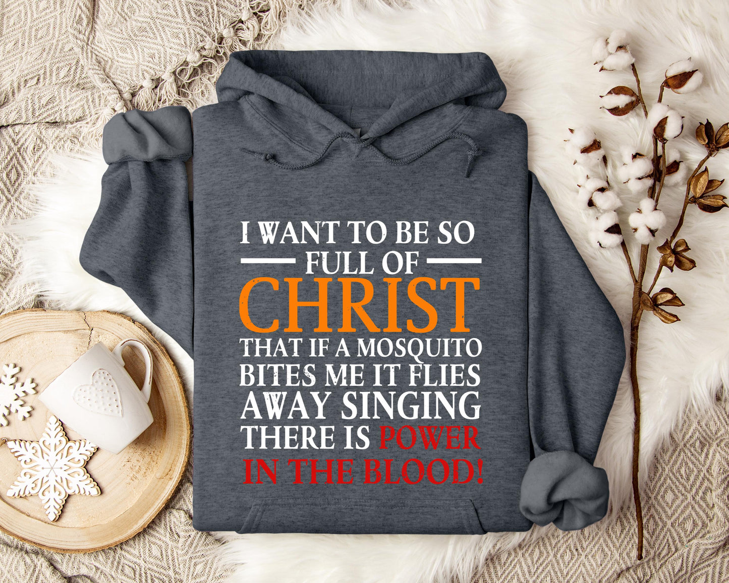 I Want To Be So Full Of Christ Hoodie