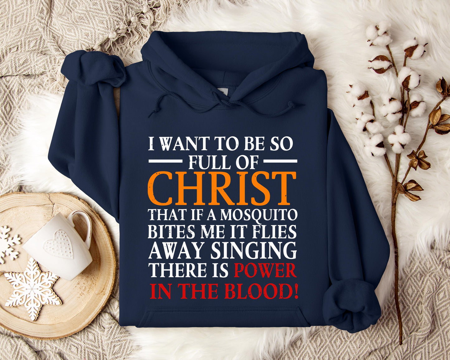I Want To Be So Full Of Christ Hoodie