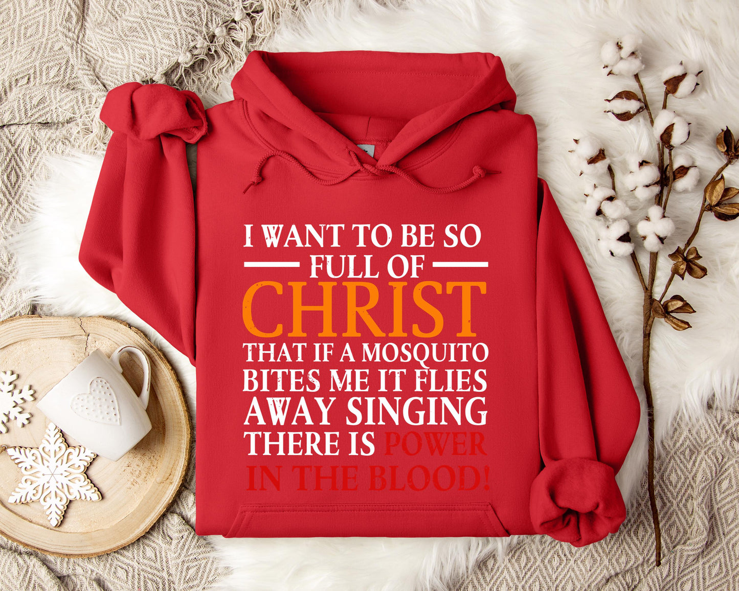 I Want To Be So Full Of Christ Hoodie