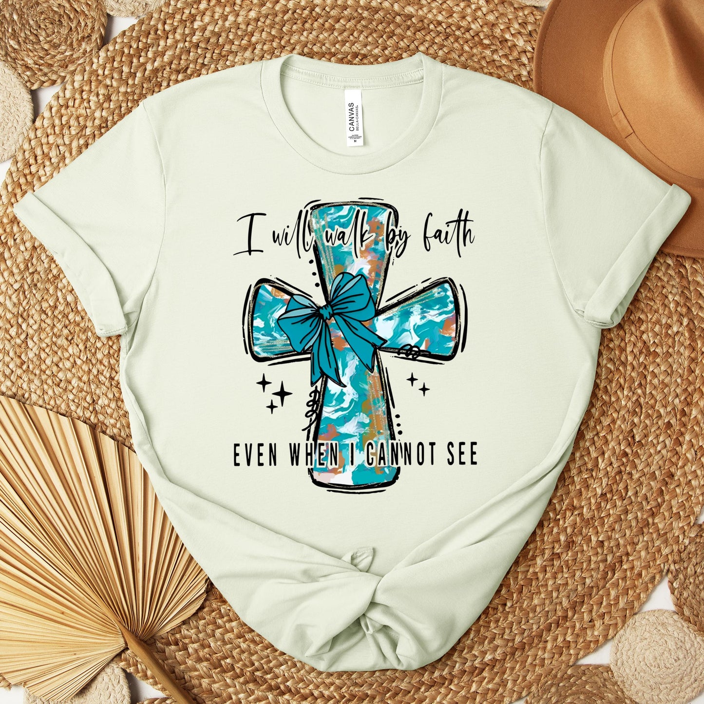 I Will Walk By Faith Even When I Cannot See Premium T-shirt