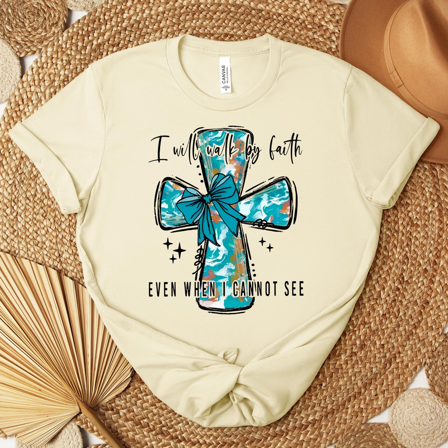 I Will Walk By Faith Even When I Cannot See Premium T-shirt