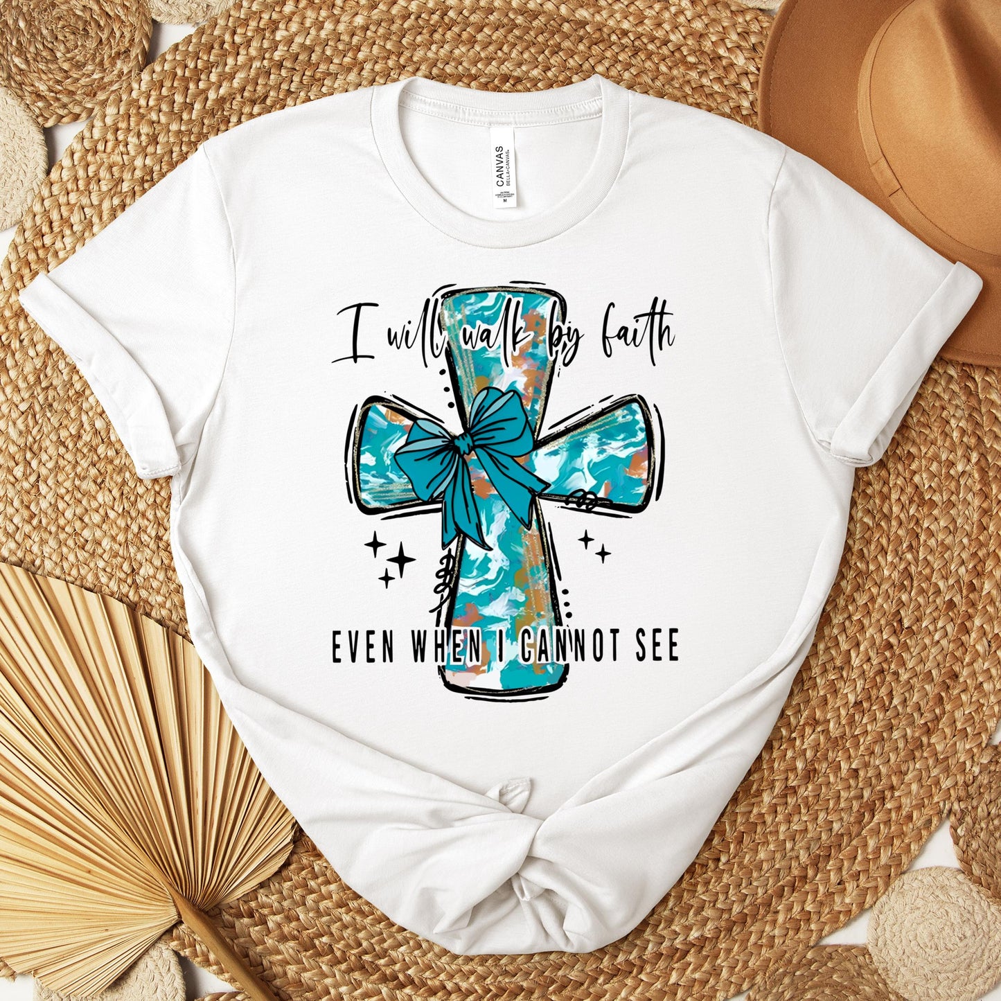 I Will Walk By Faith Even When I Cannot See Premium T-shirt