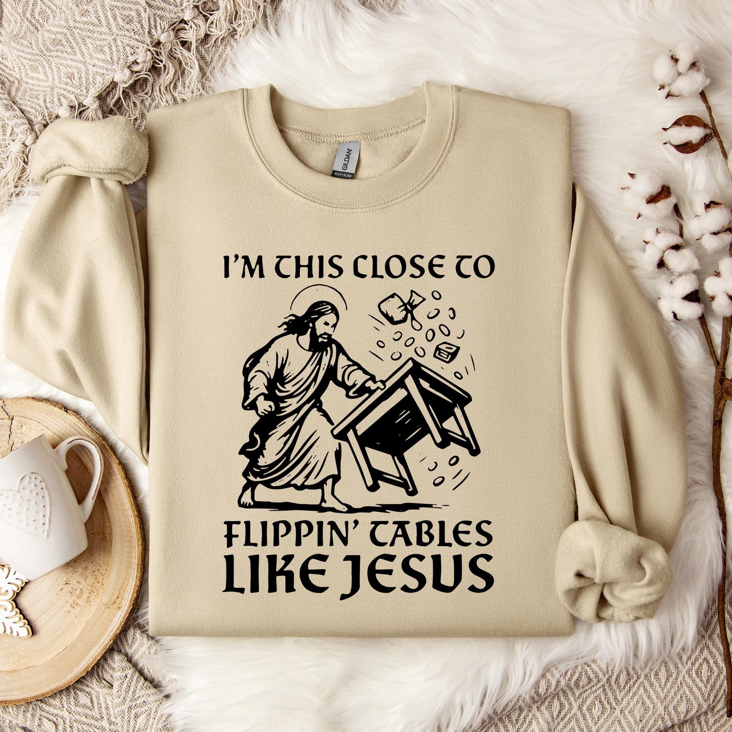 I'm This Close To Flippin' Cables Like Jesus Sweatshirt