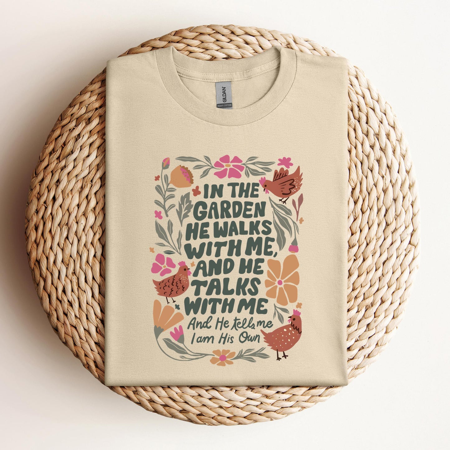 In The Garden He Walks With Me And He Talks With Me And He Tells Me I Am His Own