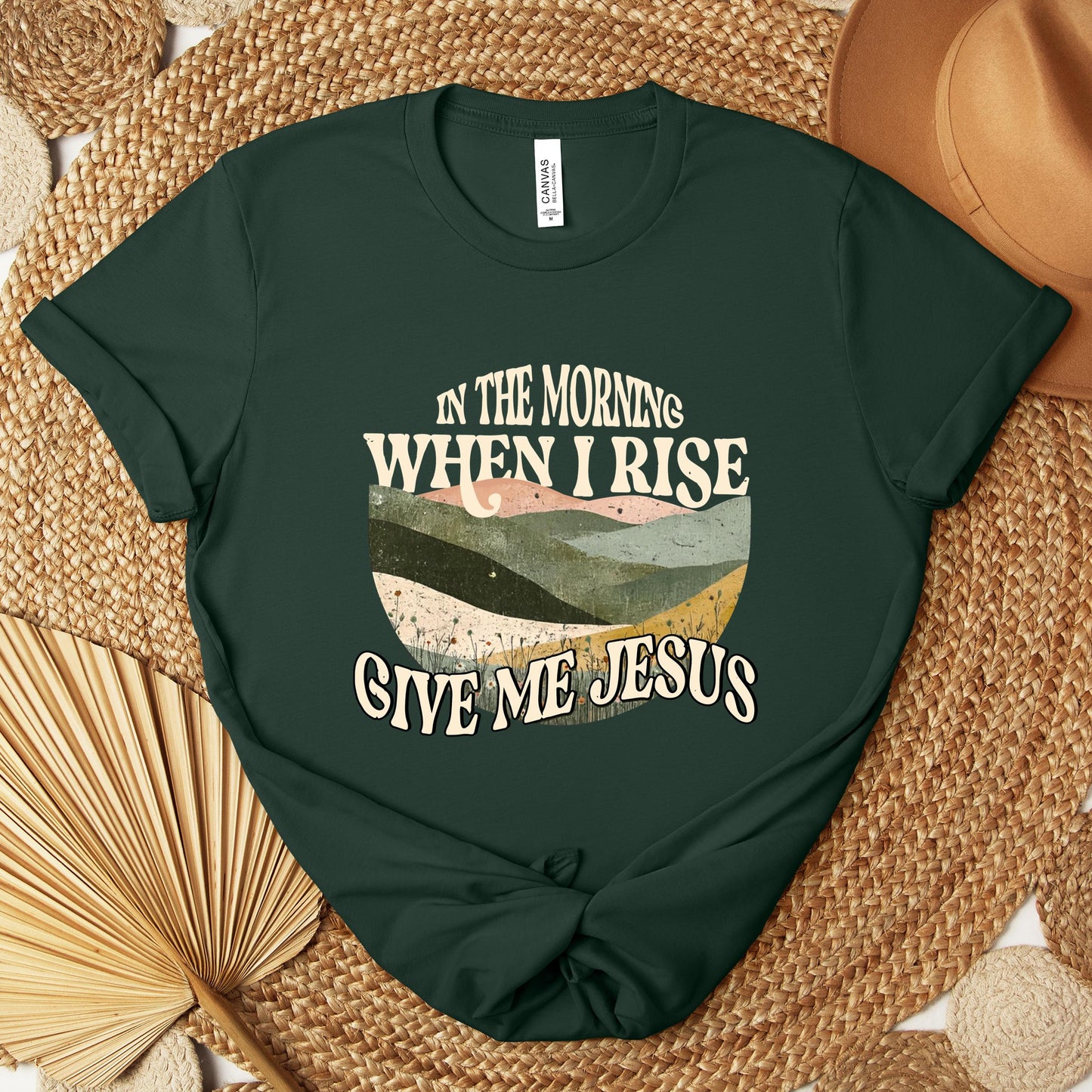 In The Morning When I Rise Give Me Jesus Premium T-shirt
