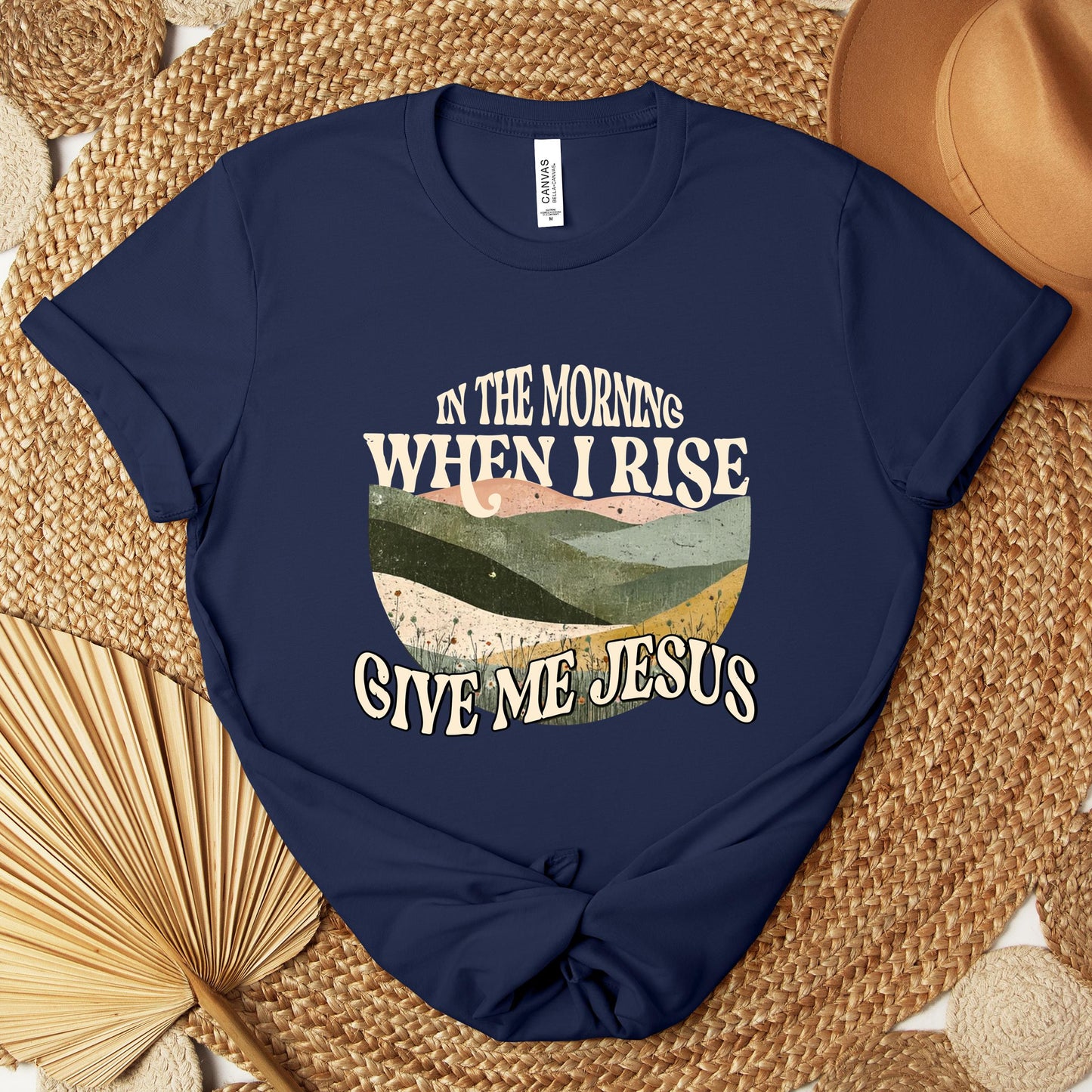 In The Morning When I Rise Give Me Jesus Premium T-shirt