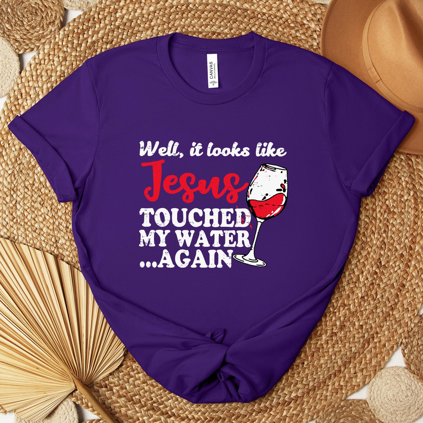 It Looks Like Jesus Touched My Water Again Premium T-shirt