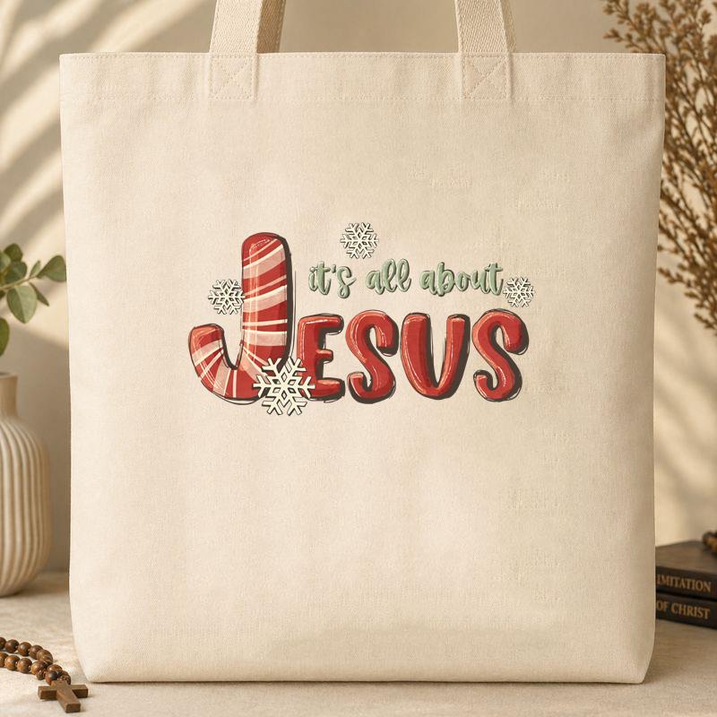 It_s All About Jesus Tote Bag