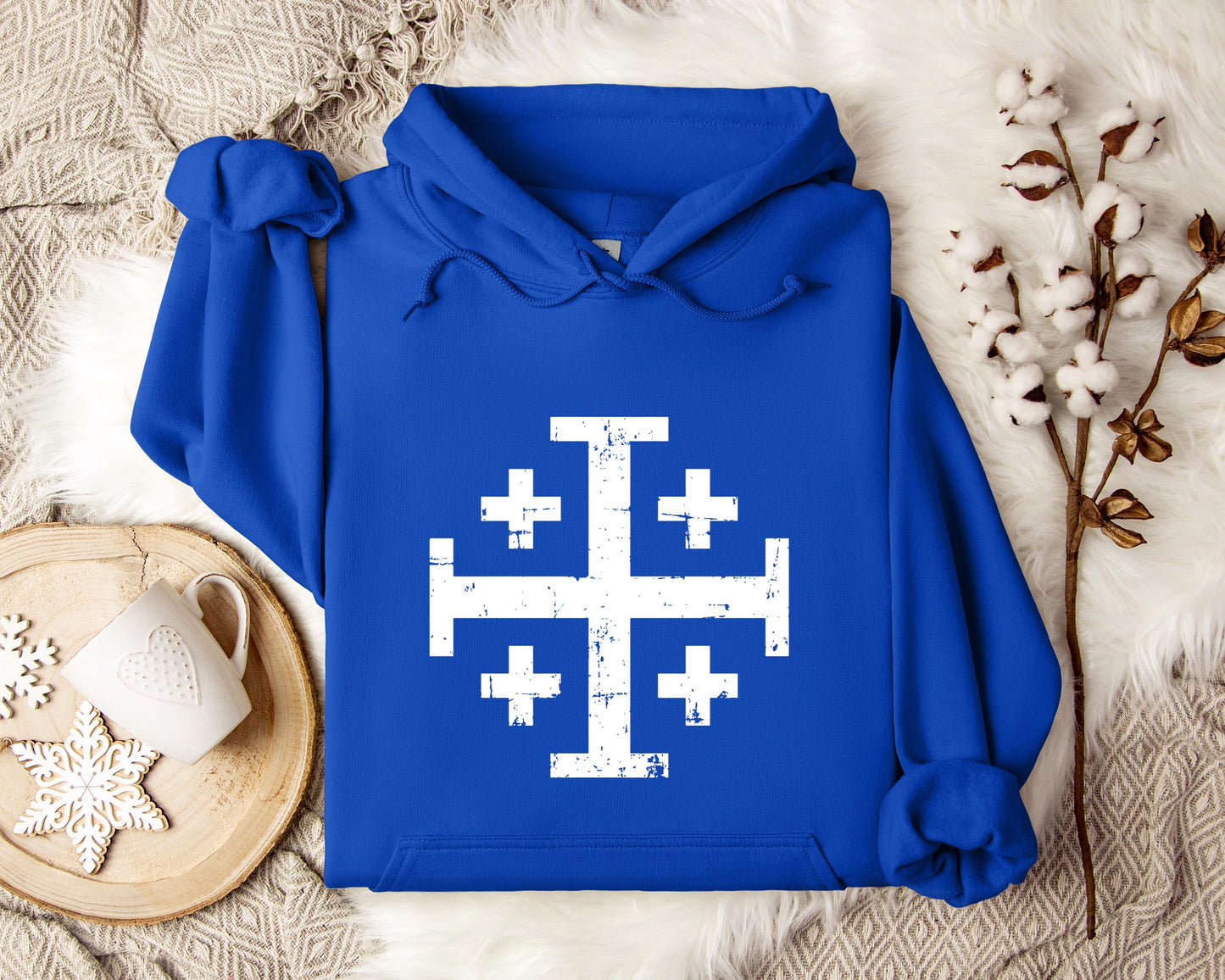Jerusalem Cross Hoodie