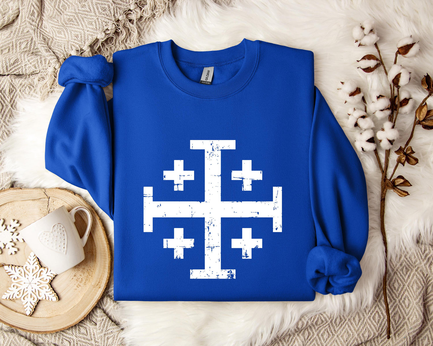 Jerusalem Cross Sweatshirt