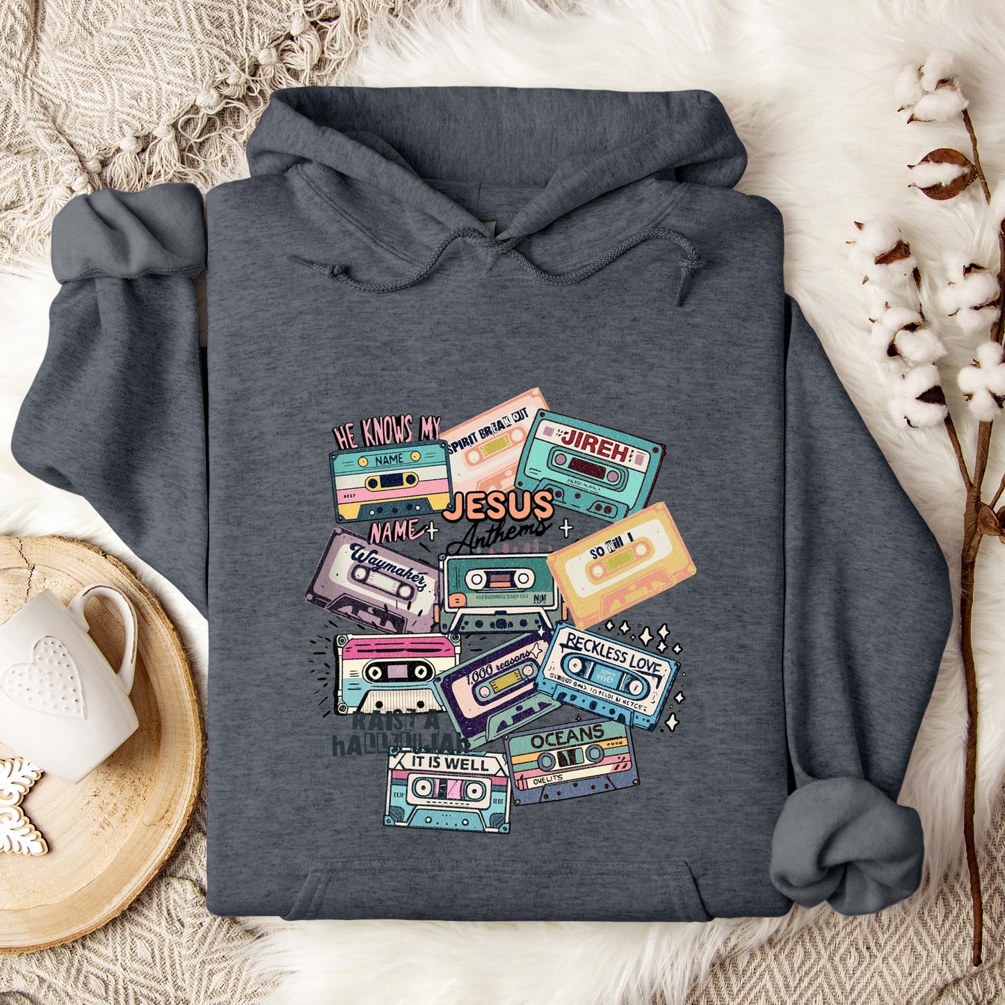 Jesus Anthems Retro Hoodie