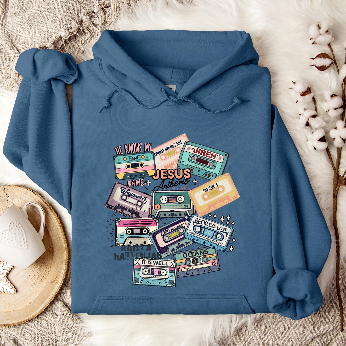 Jesus Anthems Retro Hoodie