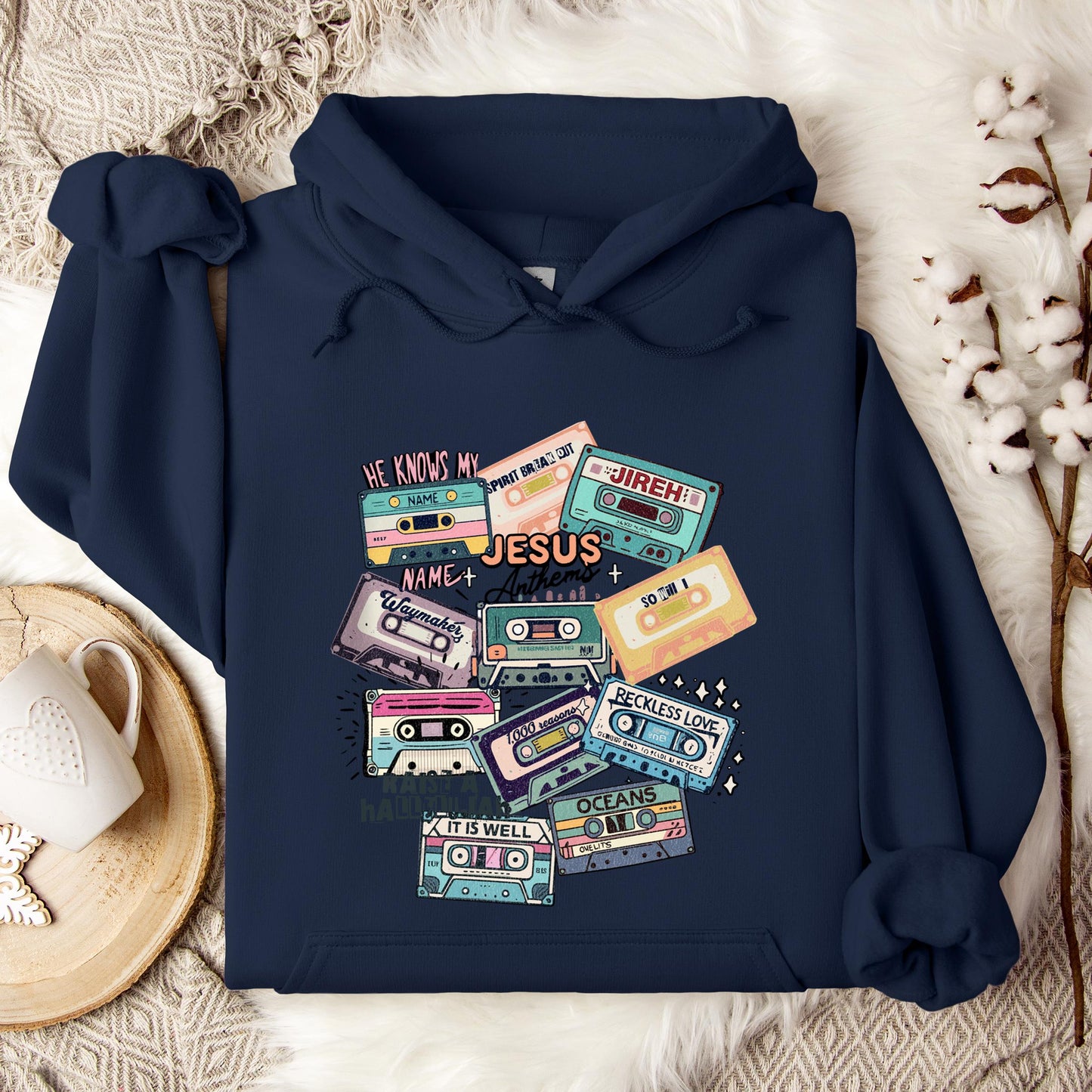 Jesus Anthems Retro Hoodie