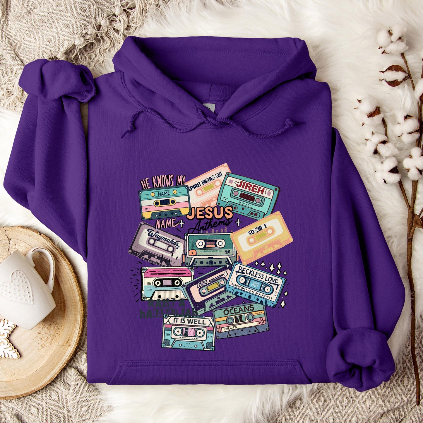 Jesus Anthems Retro Hoodie
