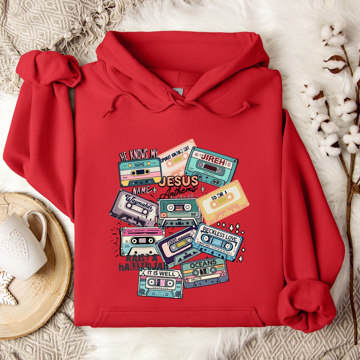 Jesus Anthems Retro Hoodie