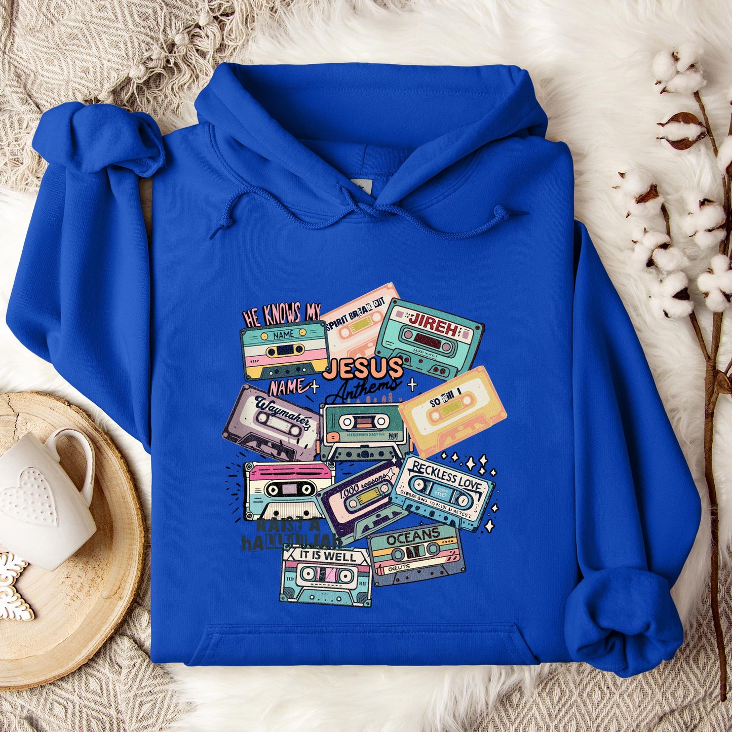 Jesus Anthems Retro Hoodie
