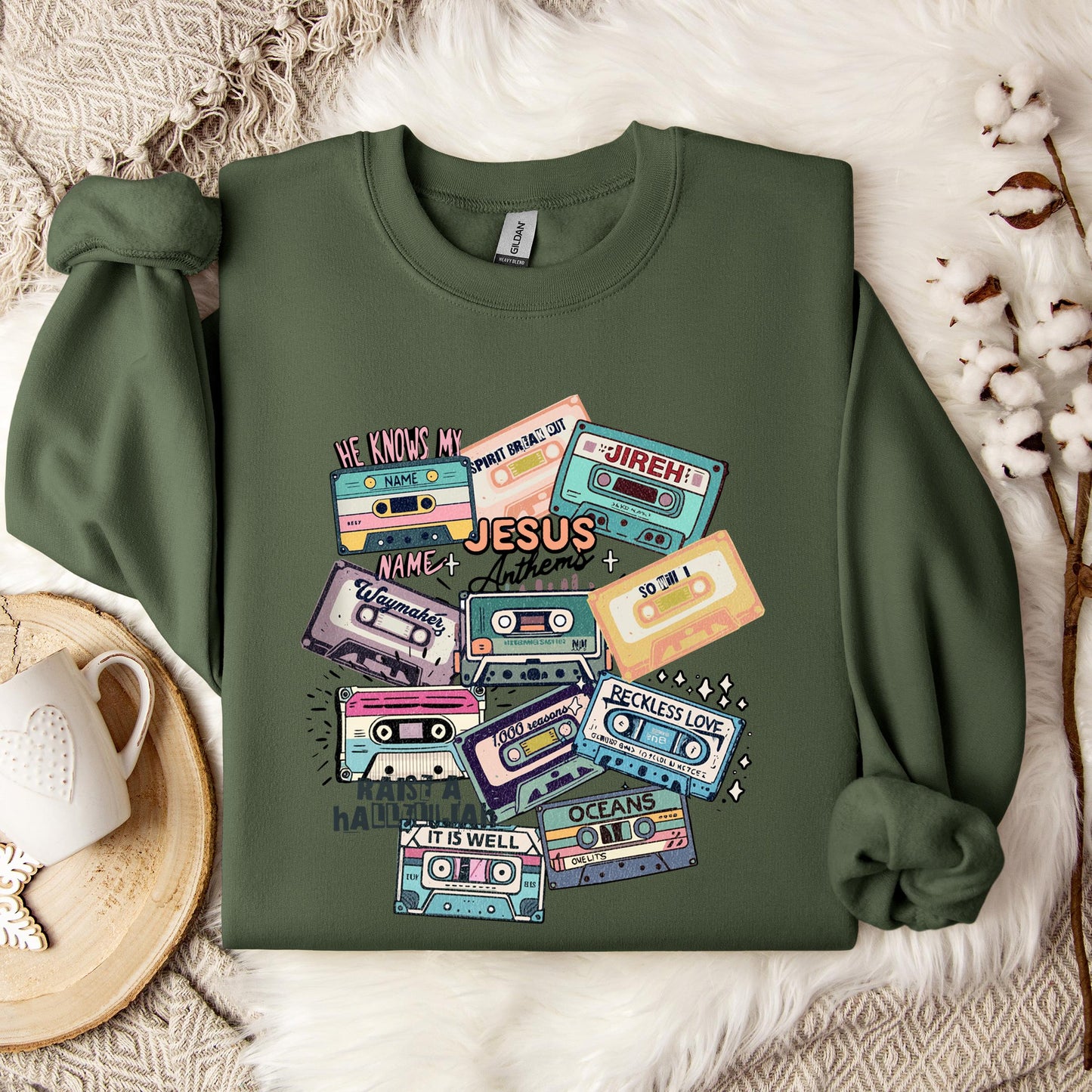 Jesus Anthems Retro Sweatshirt