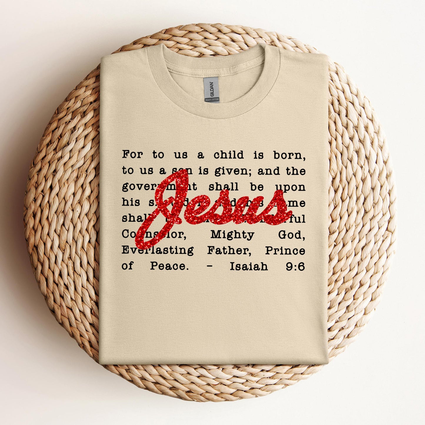 Jesus Christmas Bible Verse Isaiah 9.6