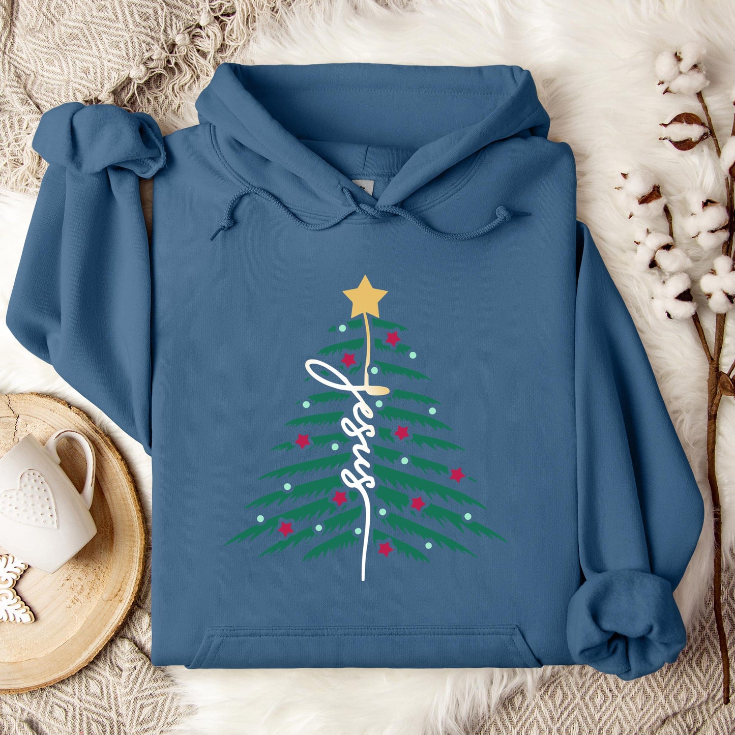 Jesus Christmas Tree 01 Hoodie