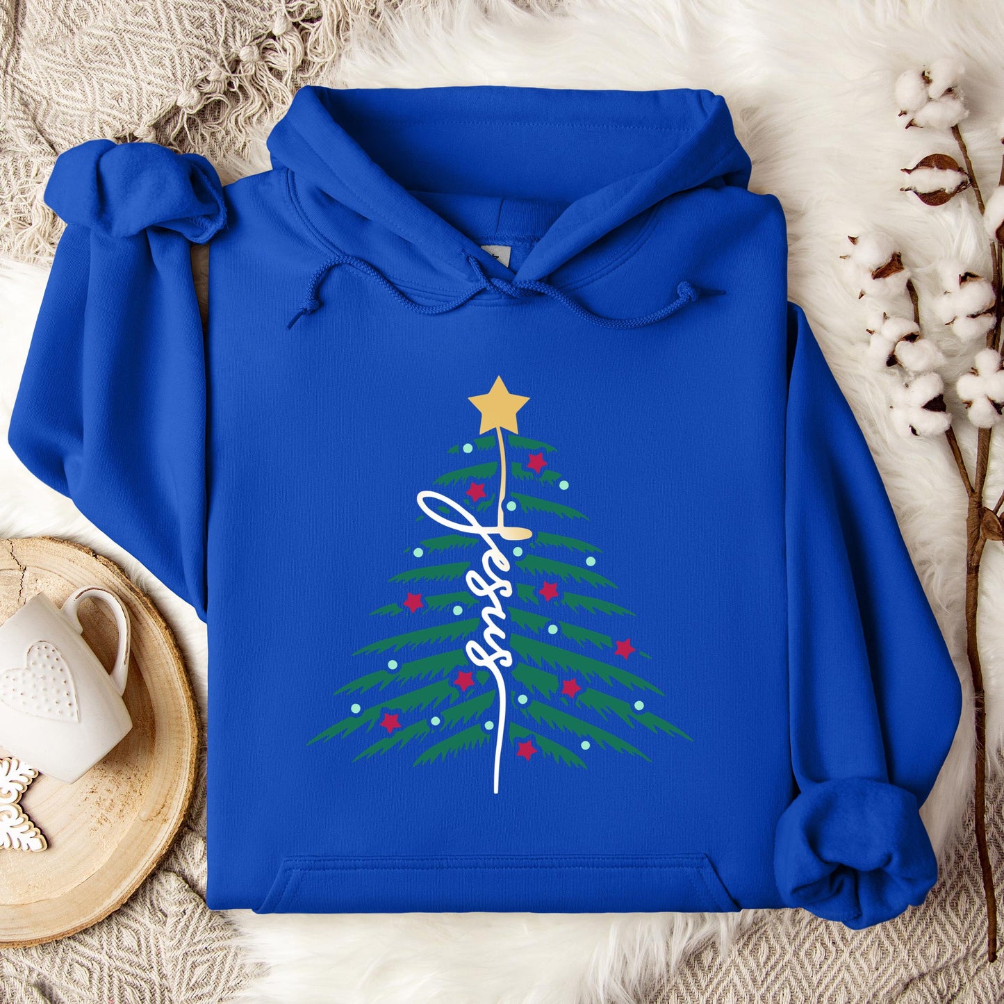 Jesus Christmas Tree 01 Hoodie