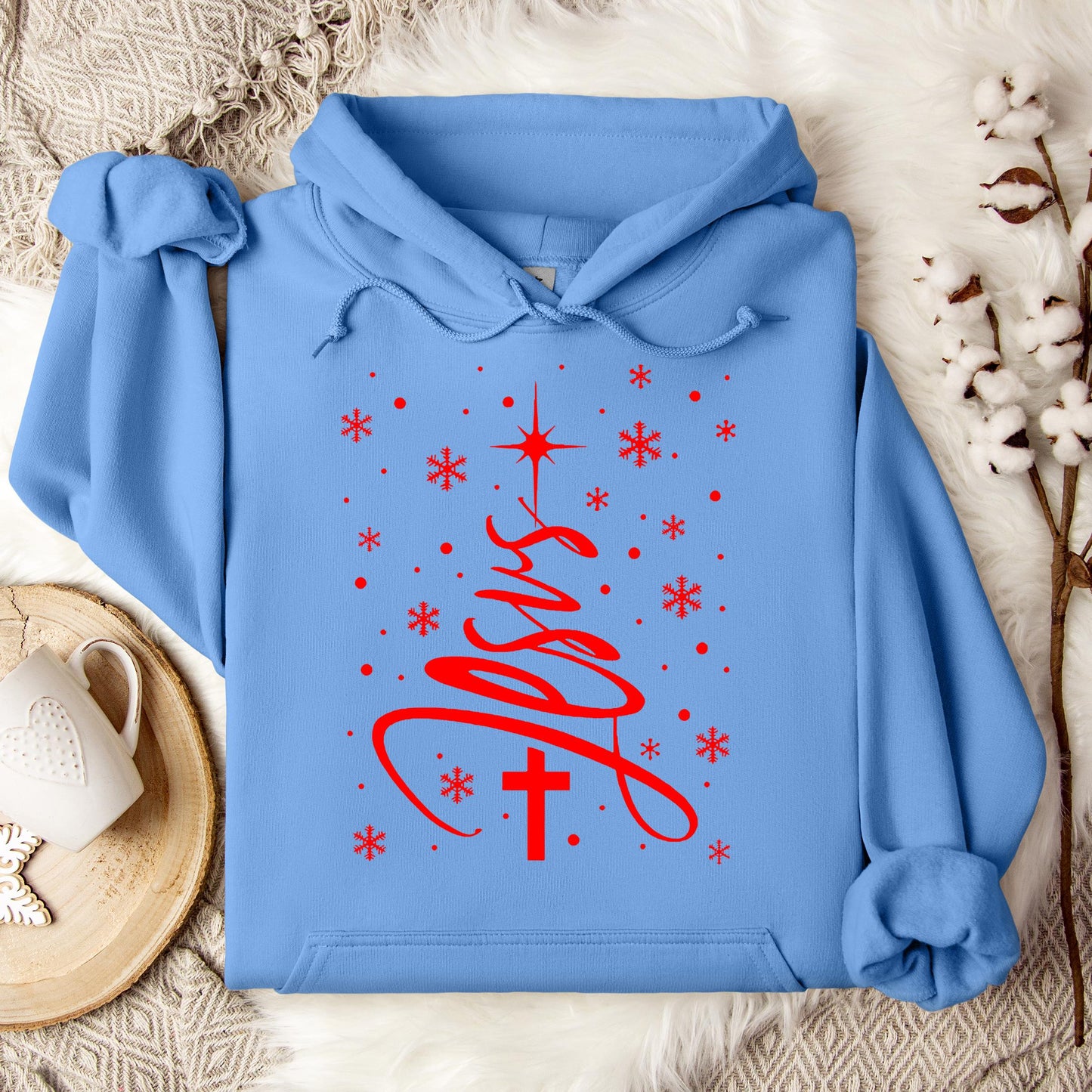 Jesus Christmas Tree Hoodie